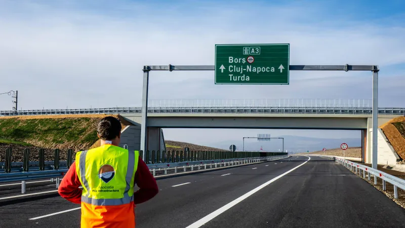 FOTO Se circulă pe 5 kilometri de pe autostrada Transilvania. Licitația a avut loc în anul 2013 / Asociația Pro Infrastrcutura