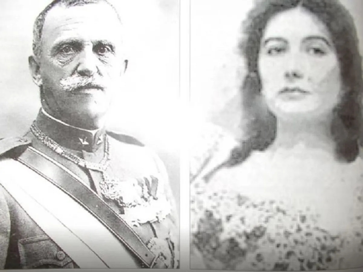 Ion Perticari si sotia Elena