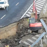 Surpare Autostrăzii A10 - Foto: Captură video Youtube
