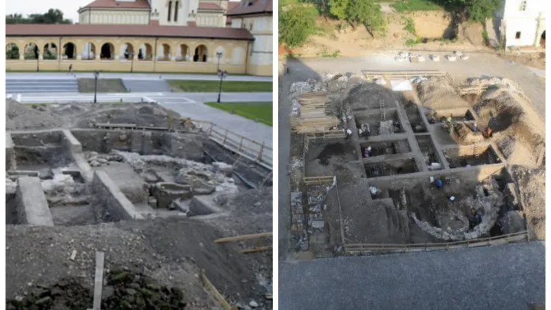 Misterul celei mai vechi biserici creștine din Transilvania. De ce ruinele au fost acoperite la loc - Foto: Colaj