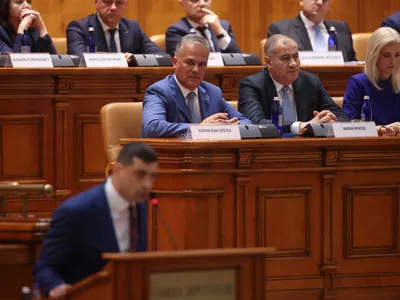 George Simion și Veștea - Foto: INQUAM PHOTOS/ Octav Ganea