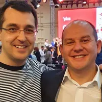 Vlad Voiculescu și Horia Tomescu pe vremea când erau prieteni