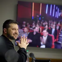 Șeful statului ucrainean a remarcat că numeroşi lideri au declarat în mod clar că războiul dus de Rusia împotriva Ucrainei se poate încheia doar cu înfrângerea agresorului - Foto: Profimedia Images