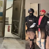 Jean, un interlop româno-marocan, a dat cu un cocktail Molotov în sediul Poliției Huedin Foto: dejeanul.ro