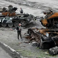 Rusia a pierdut foarte multe tancuri și blindate în Ucraina/Foto: Profimedia Images