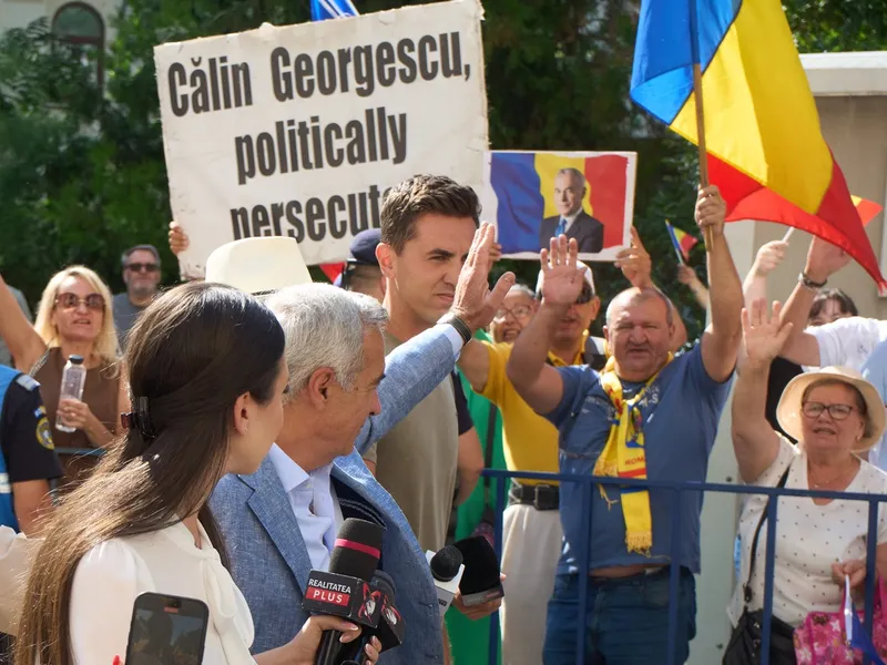 Protest de susținere pentru Călin Georgescu - Foto: Profimedia Images