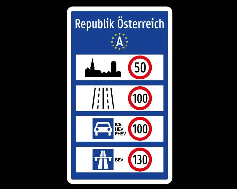 Austria a inventat autostrada cu 2 viteze: Mașinile electrice - 130 km/h, celelalte - 100 km/h - Foto: Facebook