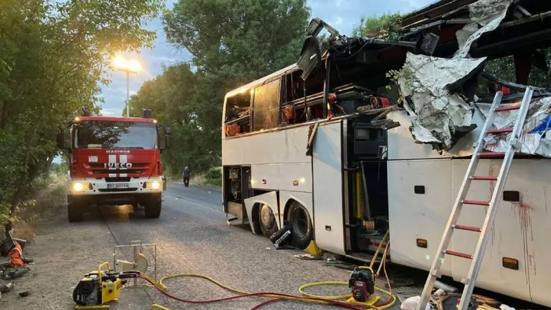 Accident autocar - Foto: trud.bg