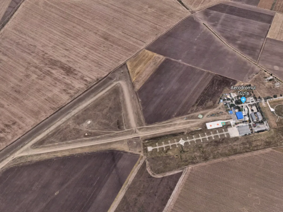 Aerodromul din Tuzla/FOTO: maps.google.ro