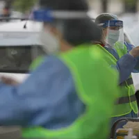 La vaccinare în Capitală, în centrul drive-through din Piața Constituției. Sursa: Inquam Photos - Octav Ganea