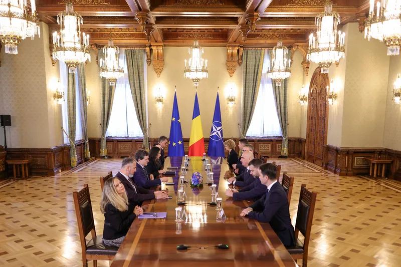 Delegația PNl la consultările de la Cotroceni Foto: INQUAM Photos