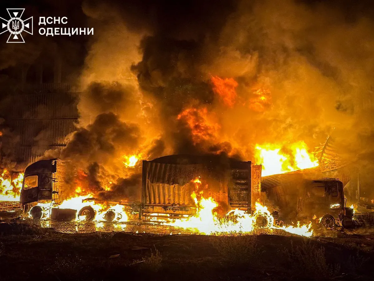 Atac cu drone în regiunea Odesa - Foto: Profimedia Images