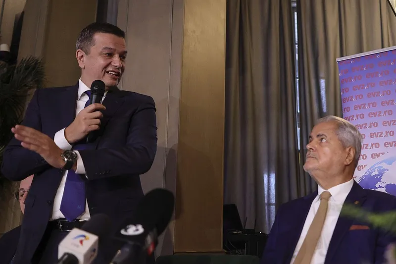 Preşedintele PSD, Sorin Grindeanu, la evenimentul de lansare a unei cărţi a lui Adrian Năstase - Foto: INQUAM PHOTOS/Octav Ganea