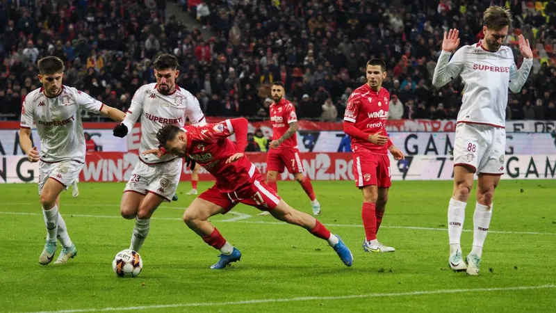 Derby-ul Dinamo - Rapid: „Câinii roșii” au luat bătaie, scor 1-2, deși s-au mișcat mai bine - Foto: gsp.ro