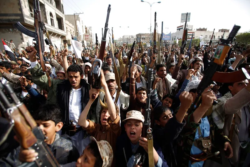 Rebelii Huthi susținuți de Iran controlează Str&acirc;mtoarea Bab el-Mandeb - Foto: Profimedia Images (imagine cu  rol ilustrativ)