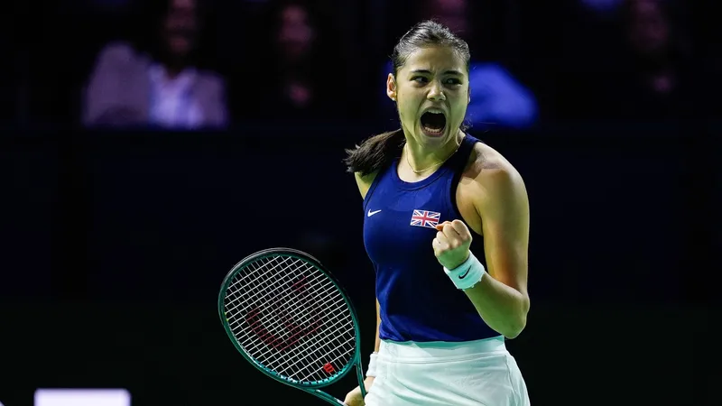 Tenismena Emma Răducanu a calificat Marea Britanie în sferturile Billie Jean King Cup - Foto: Profimedia Images - Imagine cu rol ilustrativ