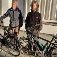 Francezii au fost reținuți când au încercat să treacă ilegal frontiera. FOTO: Poliția de Frontieră