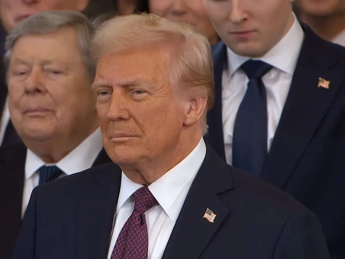 Donald Trump devine al 47-lea președinte al SUA. Bogații lumii, prezenți la ceremonie - Foto: captură video
