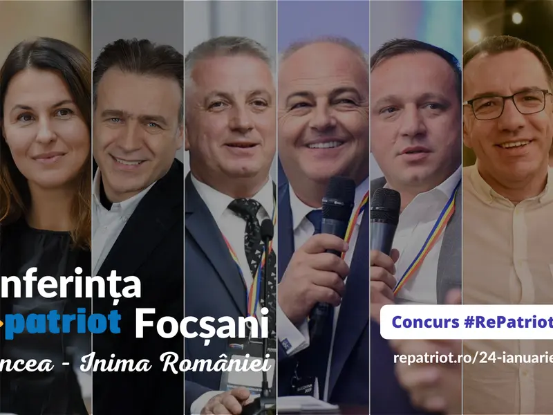 Repatriot - RBL vă invită la conferința specială RePatriot - “Vrancea Inima României” Foto: RePatriot