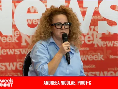 Andreea Nicolae, cofondator şi managing partner la Pivot-C, la Newsweek ESG Summit 2025 - Foto: Newsweek România