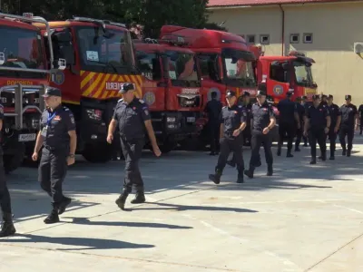 Pompierii români merg să stingă incedii în Grecia - Foto: captură video IGSU