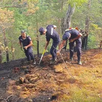 Misiune dificilă a pompierilor din Vâlcea. Pădurea de lângă Băile Olănești arde de trei zile - Foto: News.ro