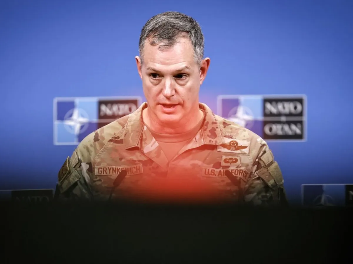 Generalul american de Forţe Aeriene Alexus Grynkewich, la cartierul general NATO - Foto: Profimedia Images