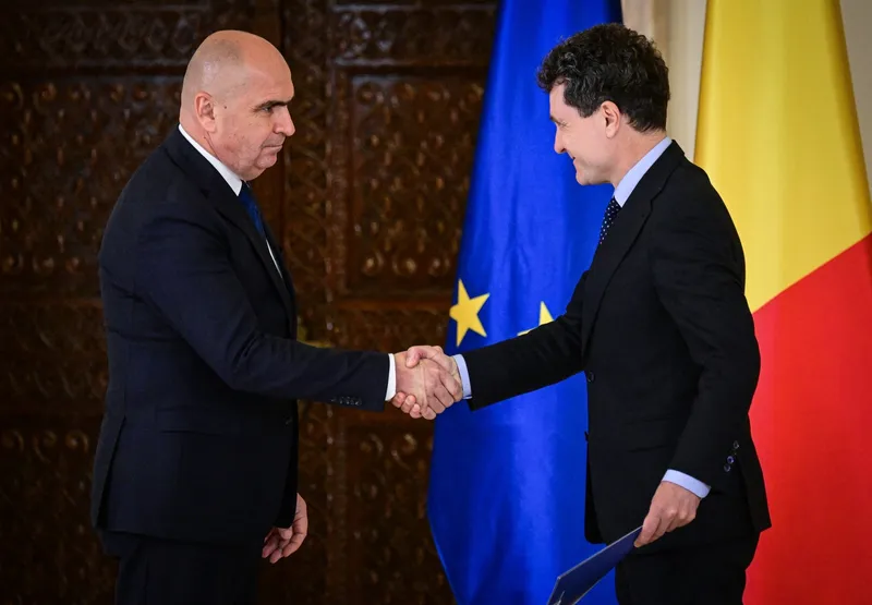 Nicușor Dan și Ilie Bolojan - Foto: Profimedia Images