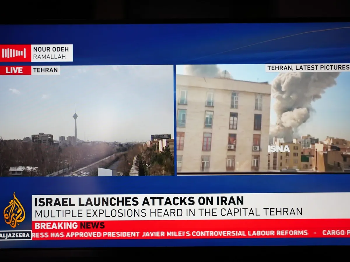 Stire cu atacul de la Teheran - Foto: Profimedia Images