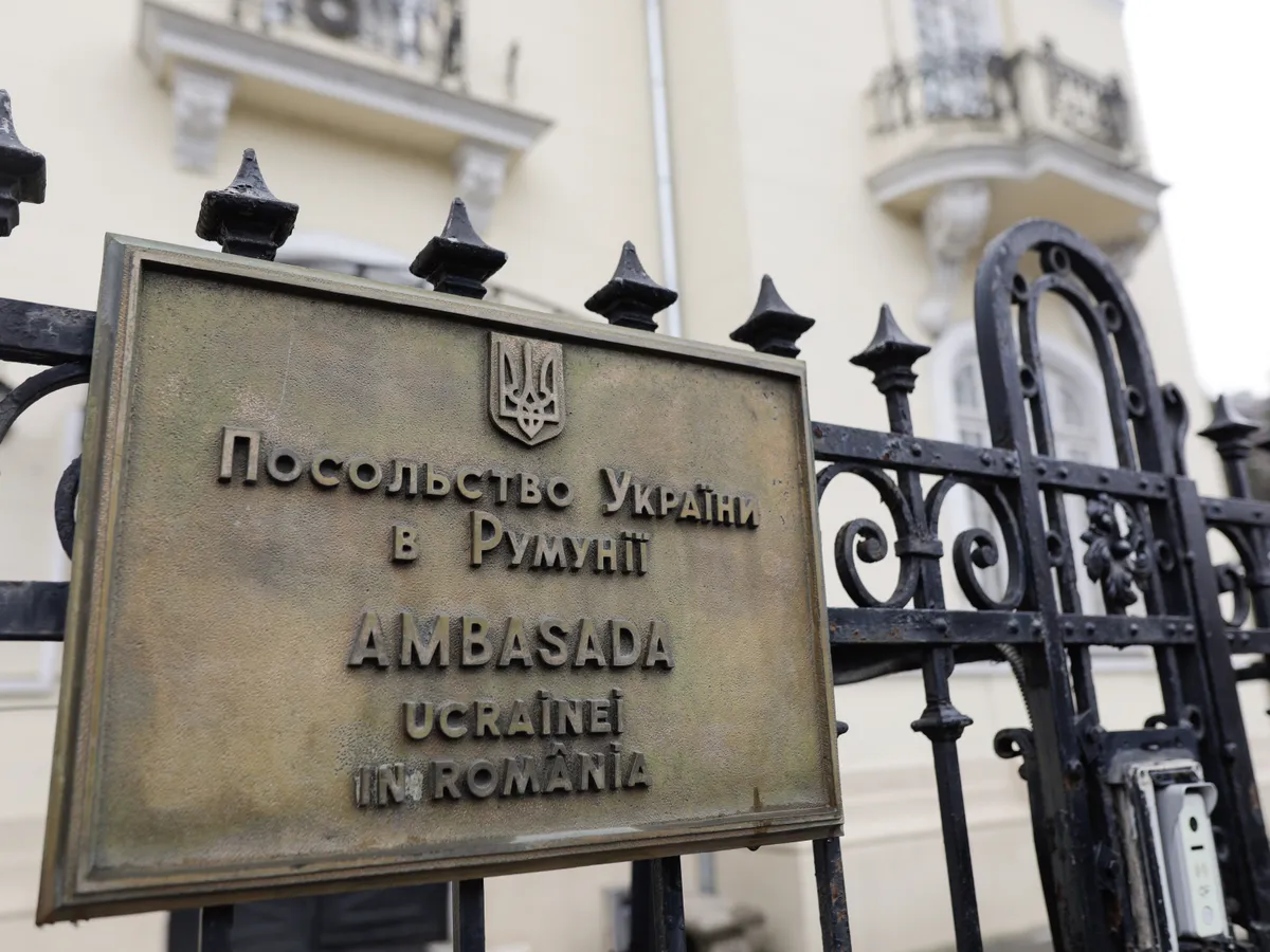 Ambasada Ucrainei din București - Foto: Inquam Photos /George Călin