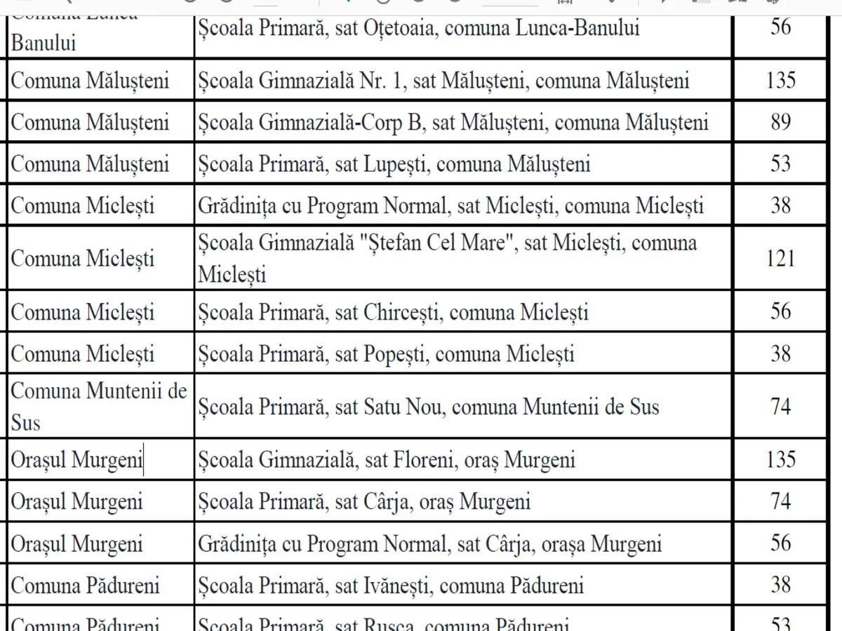 2019. Bani alocatod e PSD pentru scoli