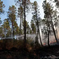 Incendiul de pe Coasta de Azur nu este sub control, pompierii avertizează că vântul se intensifică/FOTO: Agerpres