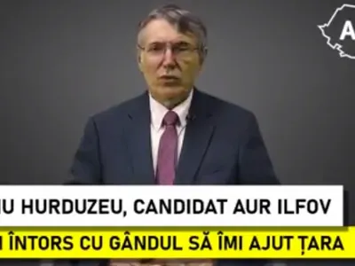 Hurduzeu, făcându-și campanie electorală pentru Parlament. A ratat intrarea. Sursa: Facebook AUR