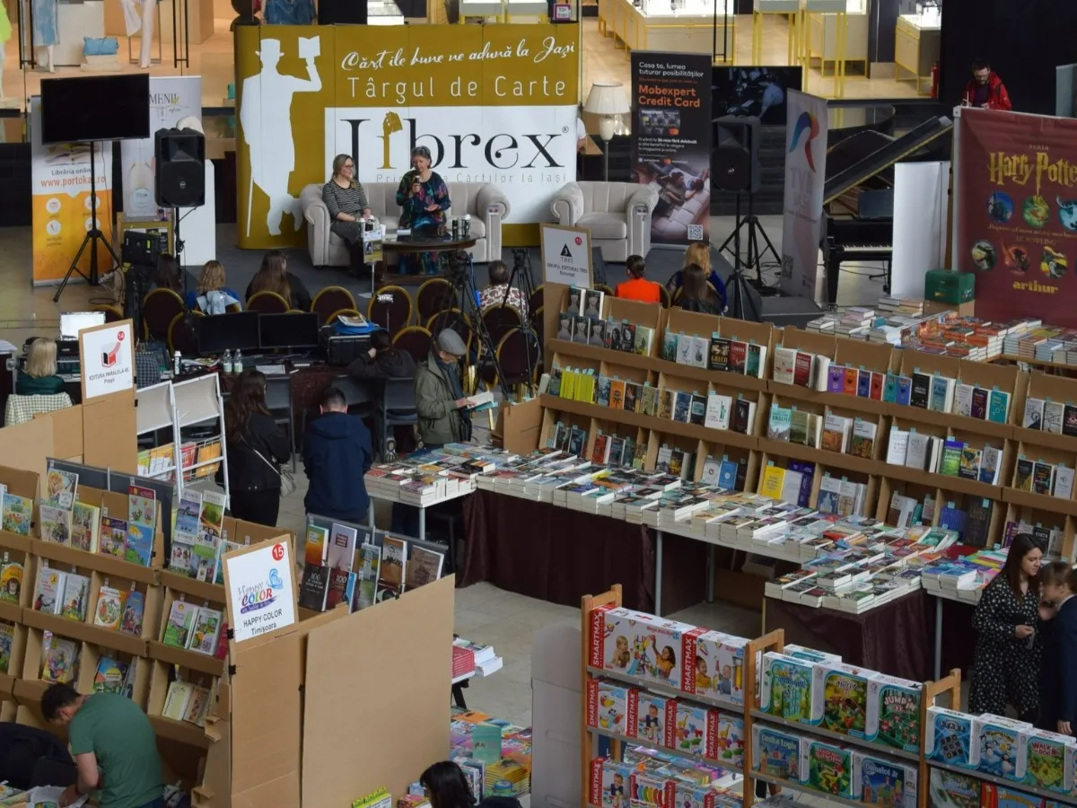 Târgul de Carte LIBREX aduce la Iași peste 80 de expozanți și peste 50 de evenimente culturale