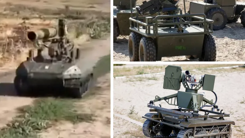 Mini roboții ucraineni înarmați cu mitraliere. Identifică și ucid rapid soldații lui Putin - Foto: X/ @astraiaintel