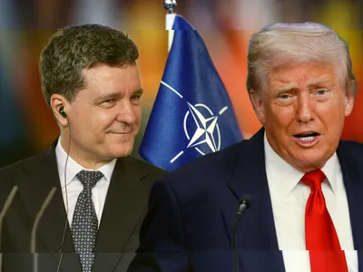 Nicușor Dan, peste Trump, la încredere - Foto: Profimedia images