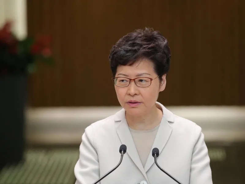 Carrie Lam/ sursă the standard