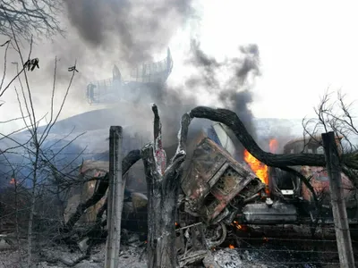 Lupte violente continuă în jurul Mariupol. Orașul este bombardat de armata Rusiei/FOTO: Twitter
