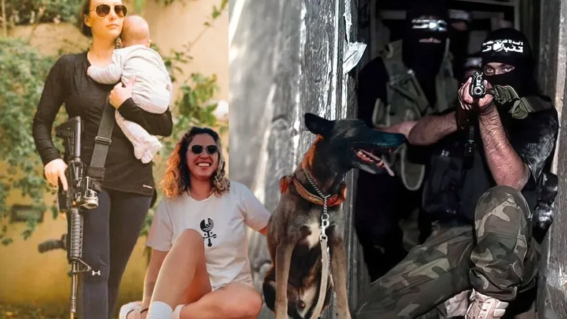 Inbar Lieberman Tânăra care a ucis de una singură 5 teroriști Hamas - Foto: Twitter (Colaj)