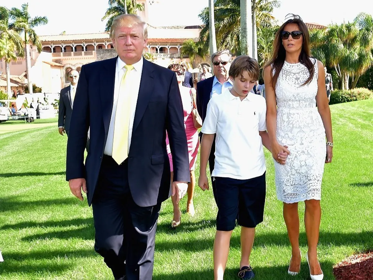 Familia Trump, la Mar-a-Lago Club , din Florida      Foto: Guliver/ Getty Images