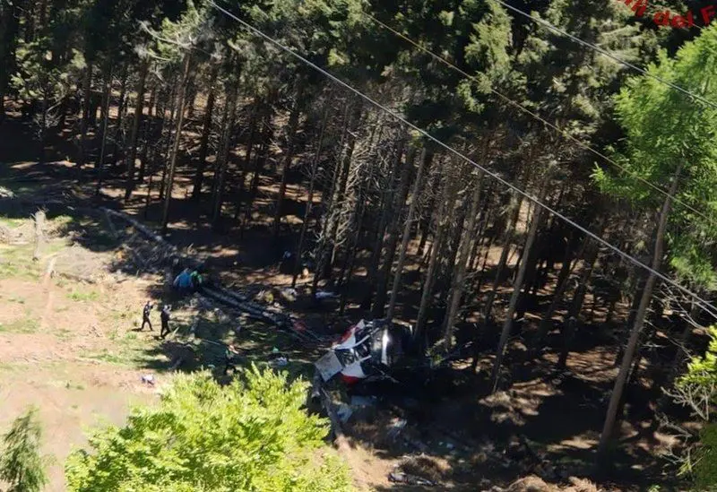 Accident foarte grav de teleferic în Italia, 12 morți/FOTO: bbc.com