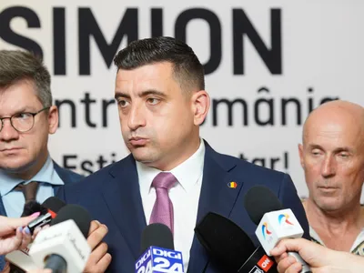 Miahil Neamțu și George Simion - Foto: INQUAM PHOTOS / Saul Pop