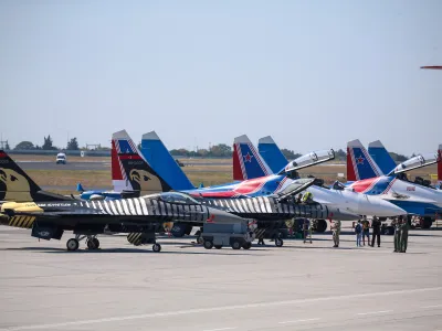 Cinci avioane Su-30SM ale Rusiei, lovite de drone ale Ucrainei la baza aeriană Saki din Crimeea - Foto: Profimedia Images (imagine cu rol ilustrativ)
