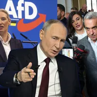 Alice Weidel, Vladimir Putin și Călin Georgescu - Foto: Profimedia images