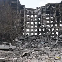 Aproximativ 160.000 de civili sunt blocați în Mariupol, fără apă, mâncare și medicamente/FOTO: Twitter/kievPost