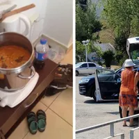 Unii turiști fac ciorbă în cameră și mănâncă din portbagaj pe Litoral. / Foto: replicaonline.ro