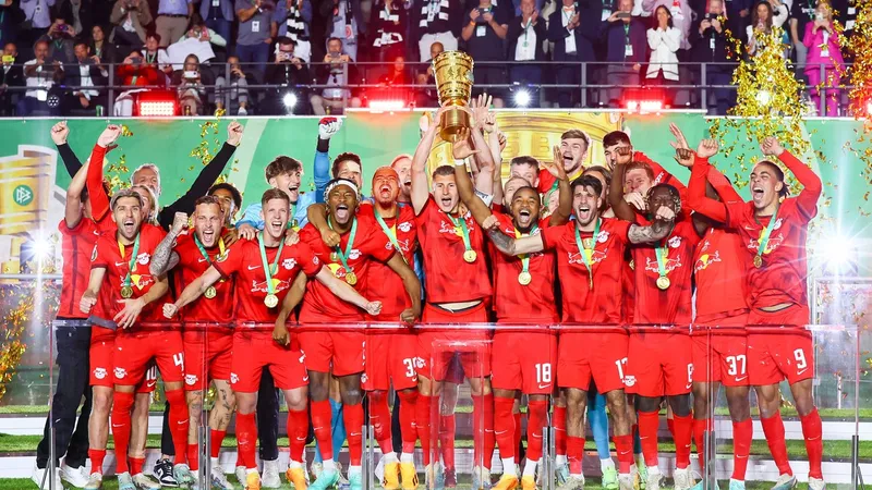 RB Leipzig a bătut Eintracht Frankfurt și a luat pentru a 2-a oară în istorie Cupa Germaniei - Foto: Profimedia Images