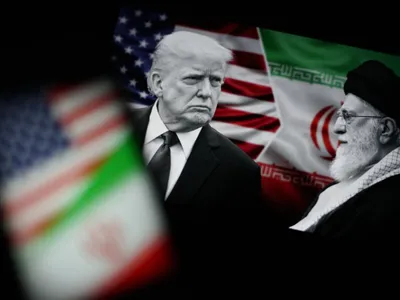 Preşedintele SUA, Donald Trump, şi şeful suoprem al iranul, ayatollahul Ali Khamenei - Foto: Profimedia Images