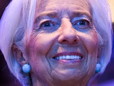 Christine Lagarde, la Congresul de Banking de la Frankfurt pe Main - Foto: Profimedia Images