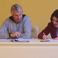 Ministrul Finanțelor și activista Madalina Turza. Foto: Facebook Madalina Turza